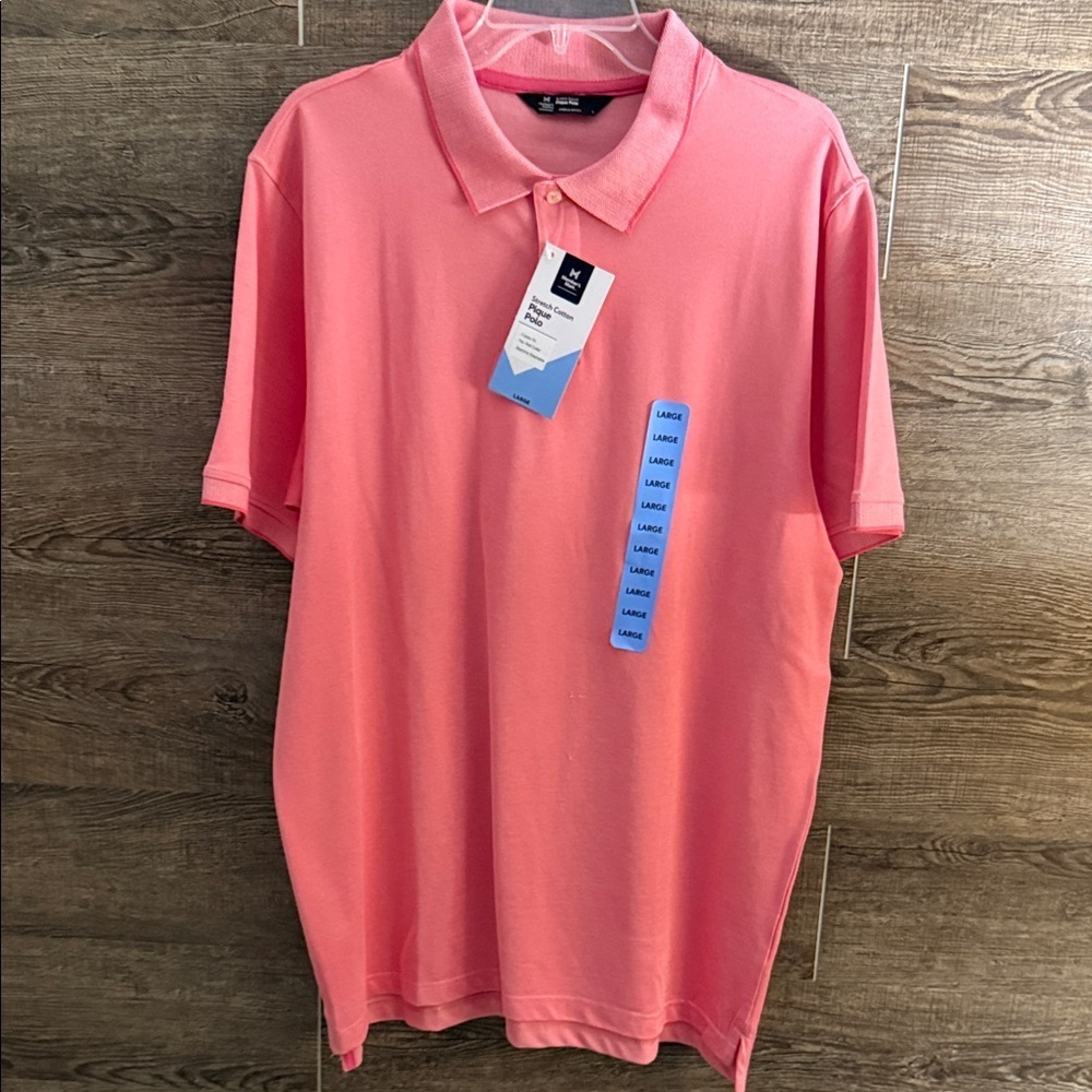 Members Mark Pique Polo NWT